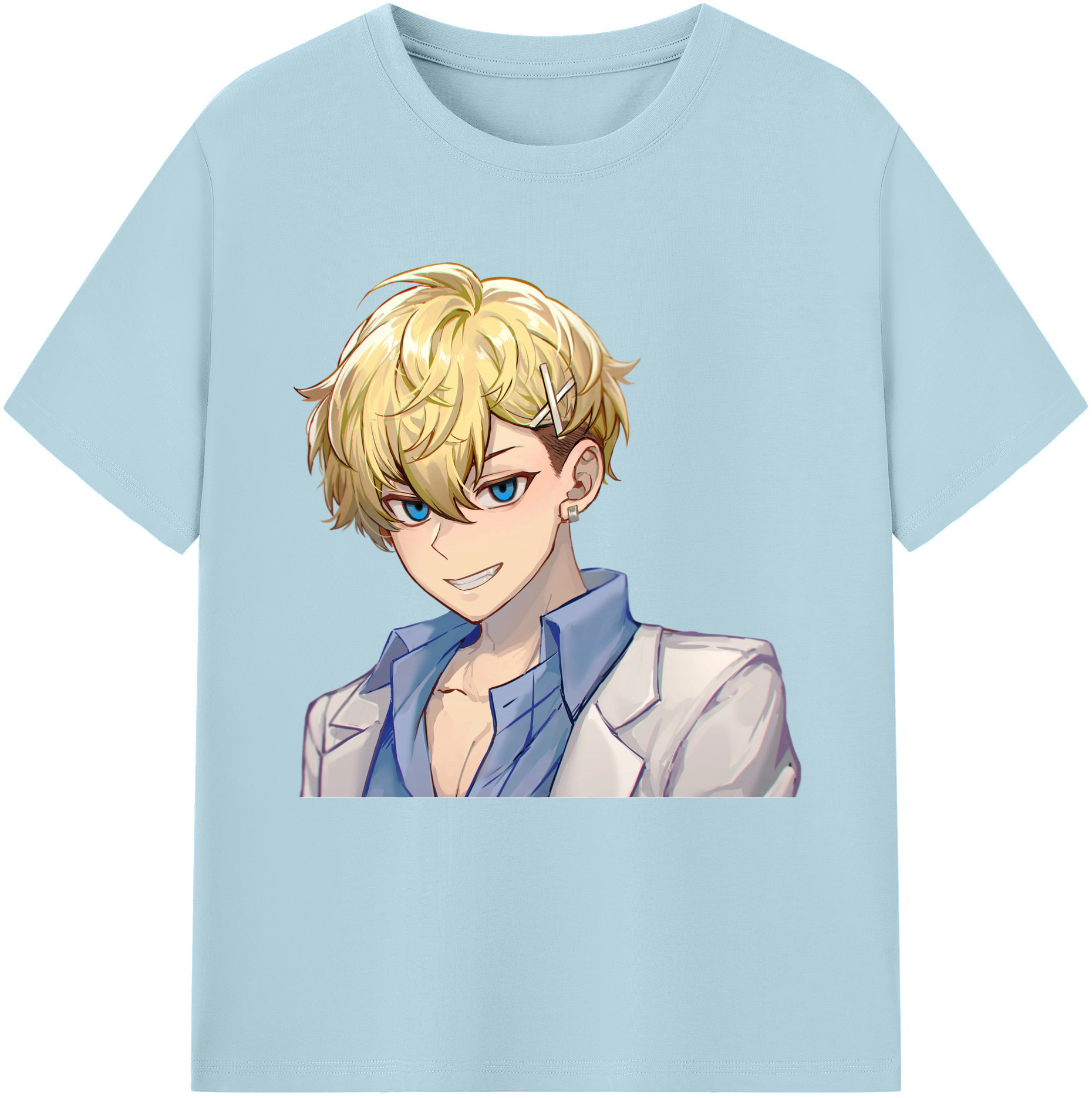 （画像用） 東京リベンジャーズ Tokyo Revengers 綿100％半袖Tシャツ（フロントプリント）